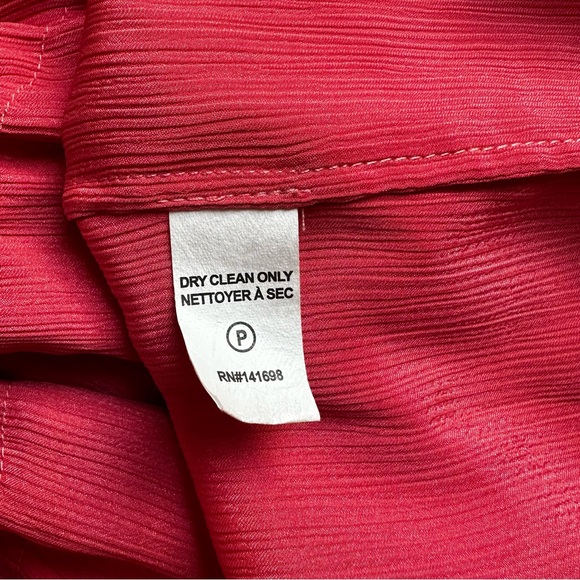 Ramy Brook Satin Pink Ruffle Halter Mini Dress Size Small - Picture 5 of 8